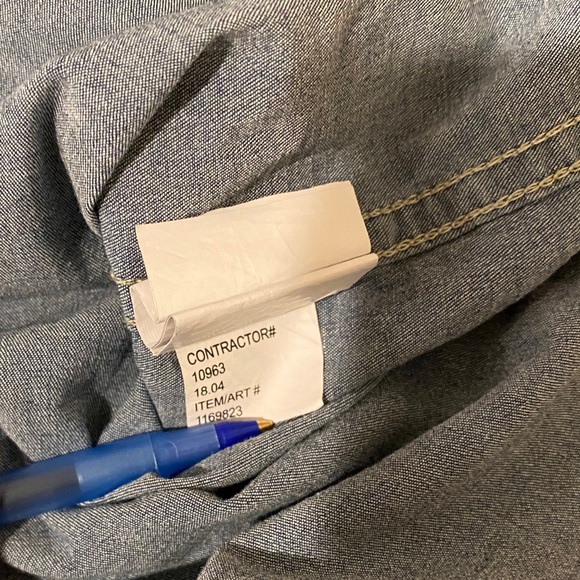 Calvin Klein Vintage Snap Denim Jean Chambray - Picture 9 of 10